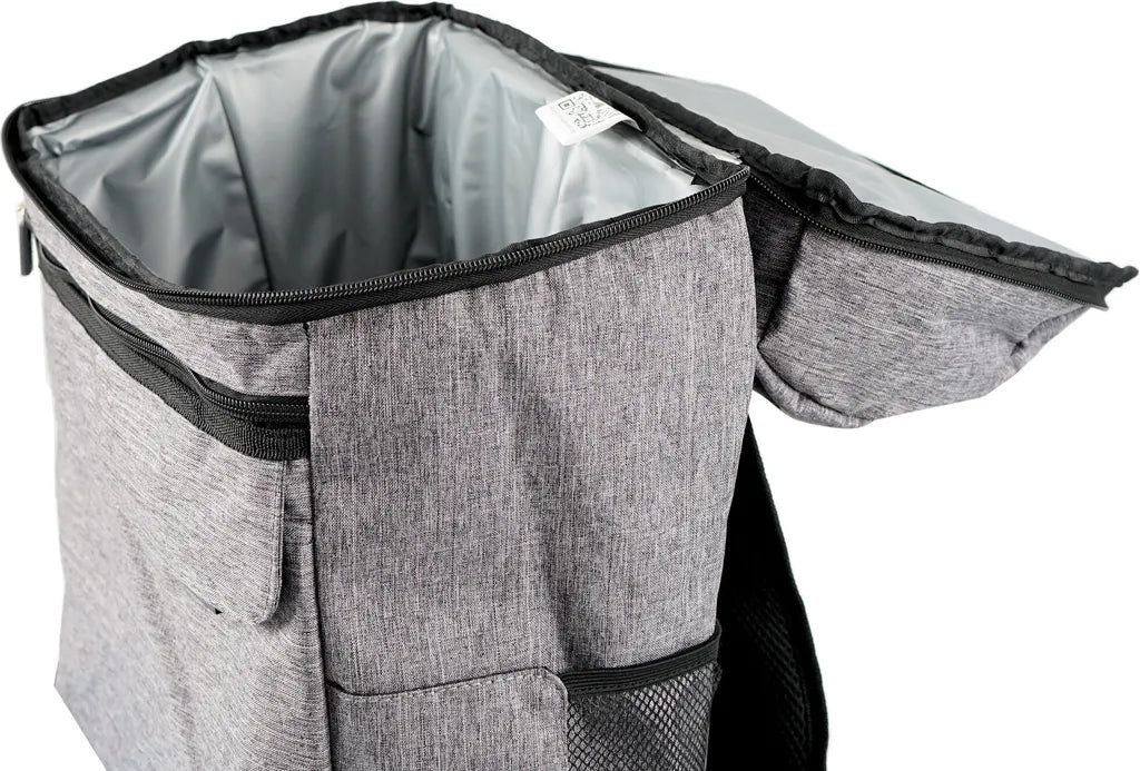  CampFeuer Kühlrucksack 20 Liter Grau, Leicht Und Wasserdicht
