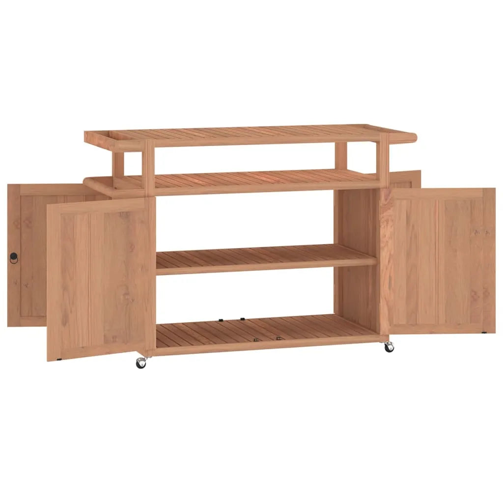  VidaXL Barwagen 120x50x90 Cm Massivholz Teak