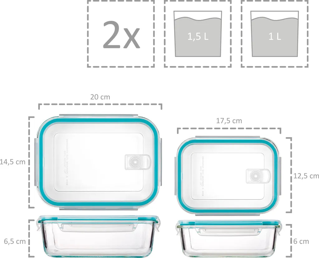 Sänger Frischhaltedosen Set Aus Glas 12er Set