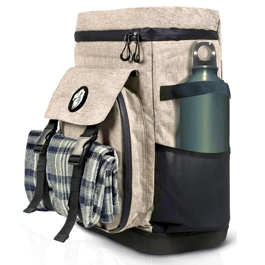  KHALISIA Kühltasche - Fahrradtasche Für Gepäckträger - Einsetzbar Als Gepäckträgertasche - Fahrrad Rucksack - Picknicktasche - Lunchtasche - Thermotasche Hält Kalt & Warm