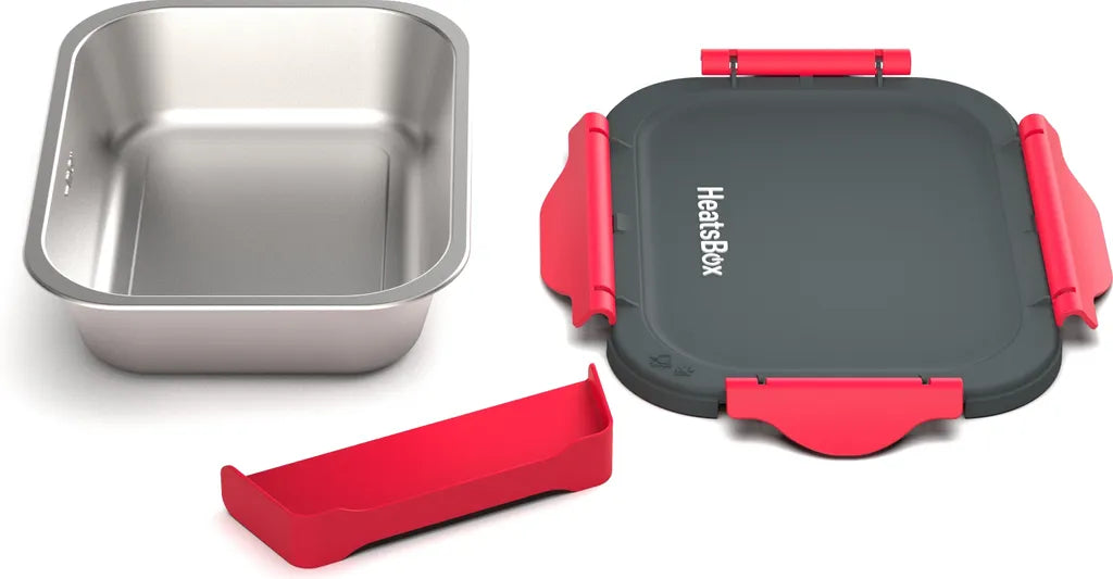  Faitron HeatsBox Style,Elektrische Aufwärm Lunchbox, 90 Watt, Schale 925 Ml