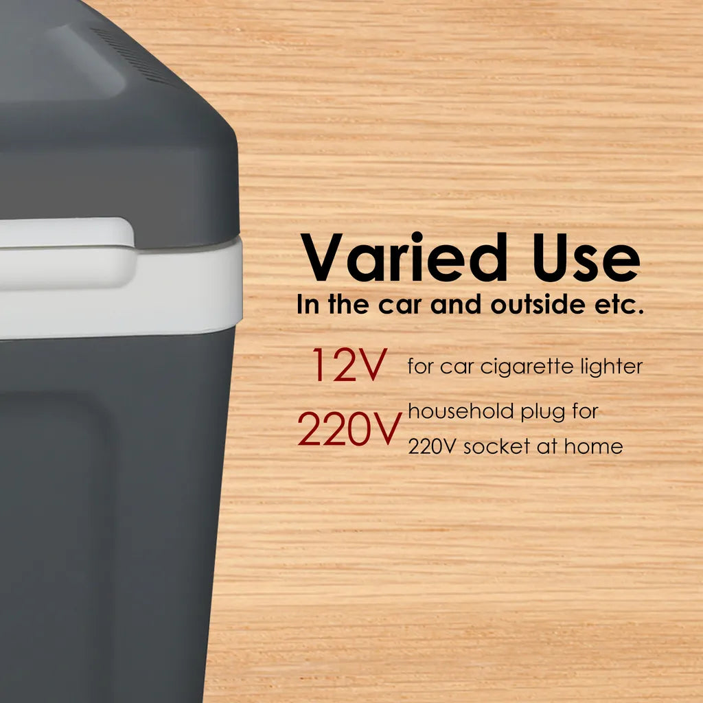  EINFEBEN Kuehlbox Tragbare 32 Liter, Thermo-Elektrische Kuehlbox, Wärmen Und Kühlen Mini-Kuehlschrank 12 Volt Und 230 Volt, ECO-Modus, Mit Tragegriff, Für Auto, Innenraum, Camping Kühlboxen