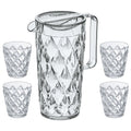  Koziol - Kristallkaraffe 1,6 Liter Mit 4 Tassen à 250 Ml