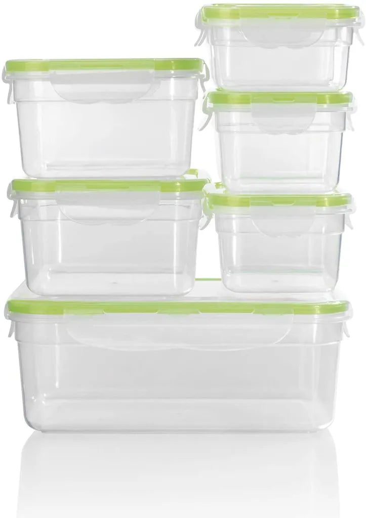  Frischhaltedosen Set Klick-It Gefrierdosen Lunchbox Brotdose Dose 14 Tlg. Klar
