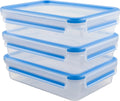  Emsa Frischhaltedose CLIP & CLOSE 3er Set 1,20 Liter Blau