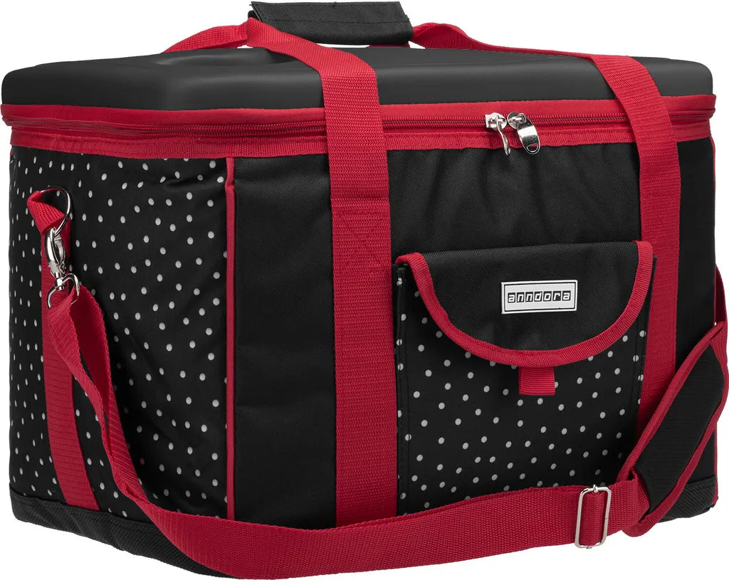  Riesige Kühltasche Picknicktasche XL Schwarz Weiß - Snövit - Schwarz