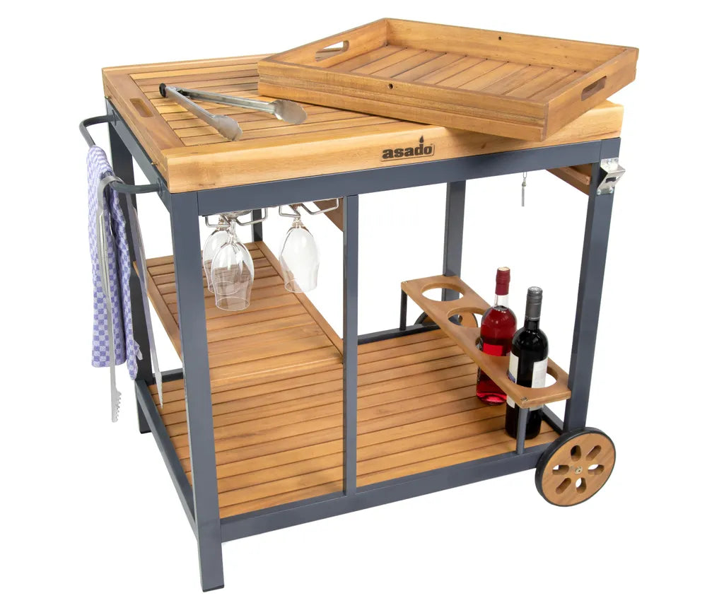  Asado Grilltisch Servierwagen Ally