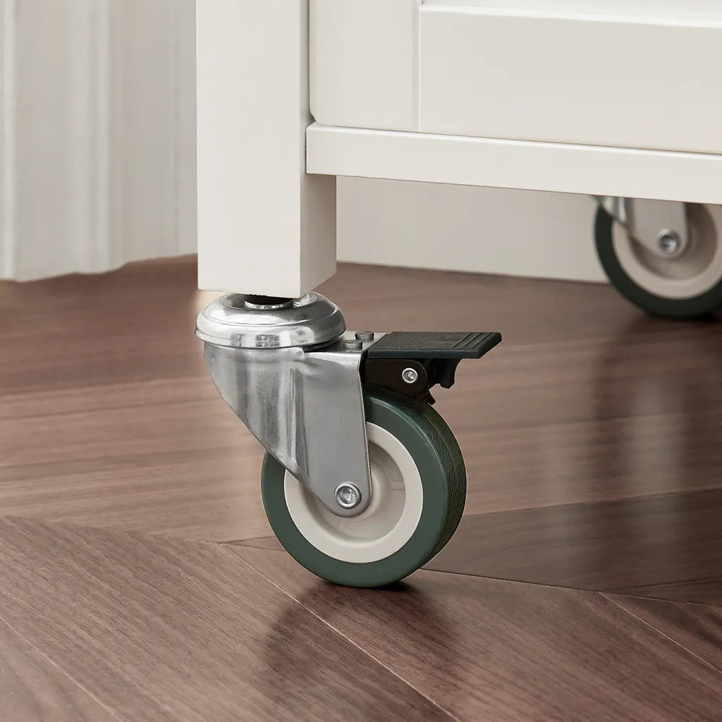  SoBuy Küchenwagen, Küchenschrank, Getränkewagen Fürs Büro FKW22-WN