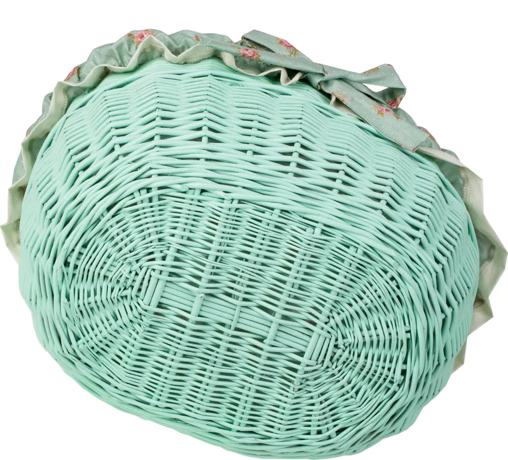  Einkaufskorb / Geschenkkorb Aus Weide, Mint