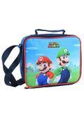  Super Mario Und Luigi Lunchbag Kinder Umhängetasche Schulter-Tasche Lunch-Bag Isoliert Kühltasche