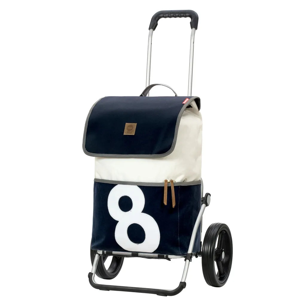  Andersen Shopper Royal Alu Klappbar Mit 3-Speichenrad Ø 25cm Und 51 Liter Tasche 360 ° Mole 8