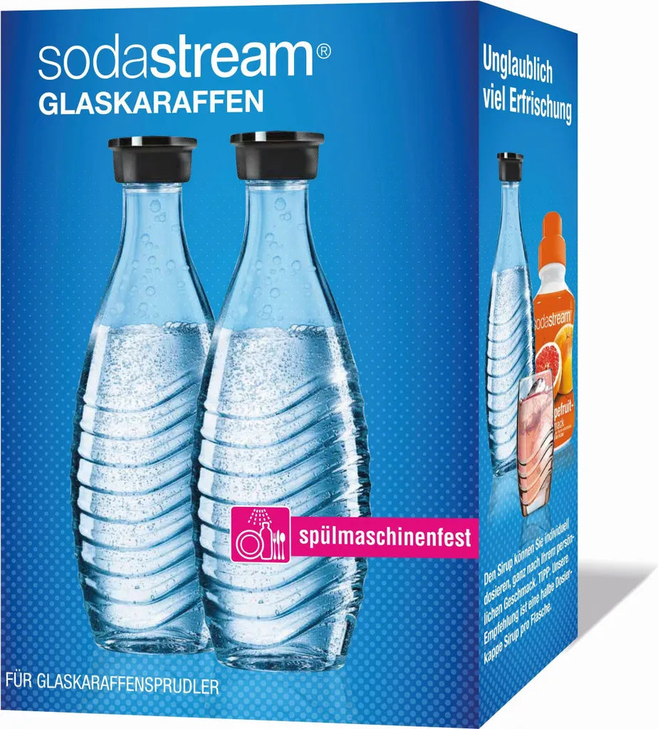  SodaStream Glaskaraffen 0,6 Liter Im 2er-Pack, 764997