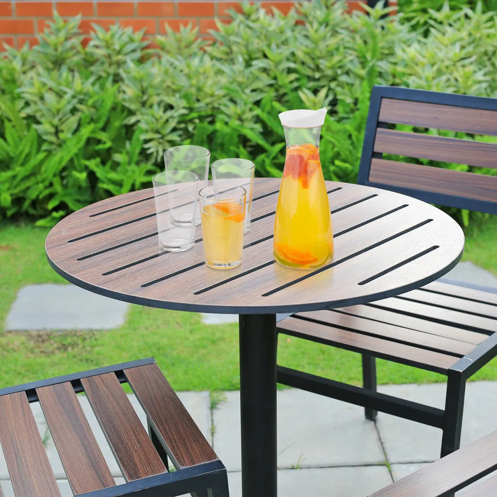  Relaxdays Wasserkaraffe Set Mit Gläsern