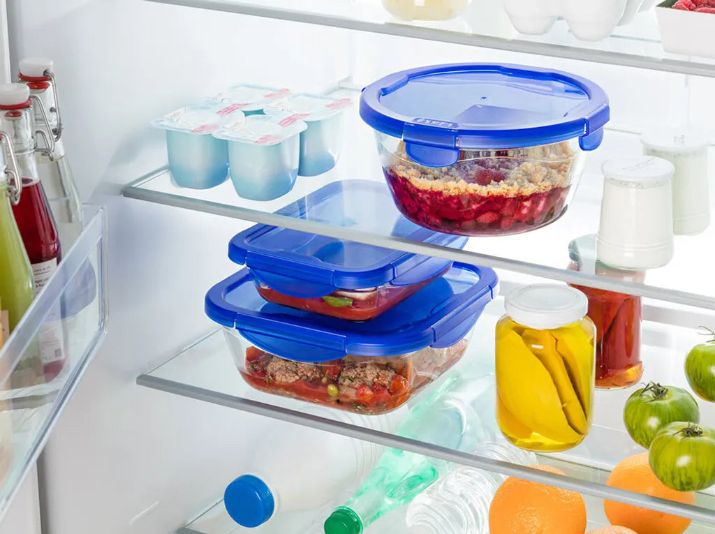  Pyrex Cook & Go Glas Runde Schüssel Mit Deckel 0.7L