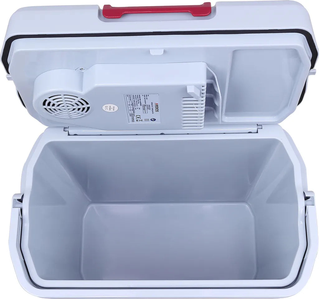  AREBOS 20 Liter Kühlbox Elektrisch, Klein, Zum Kühlen Und Warmhalten, Mit ECO Modus, 12/230 V Für Auto Und Steckdose, Kühltasche, Isoliertasche
