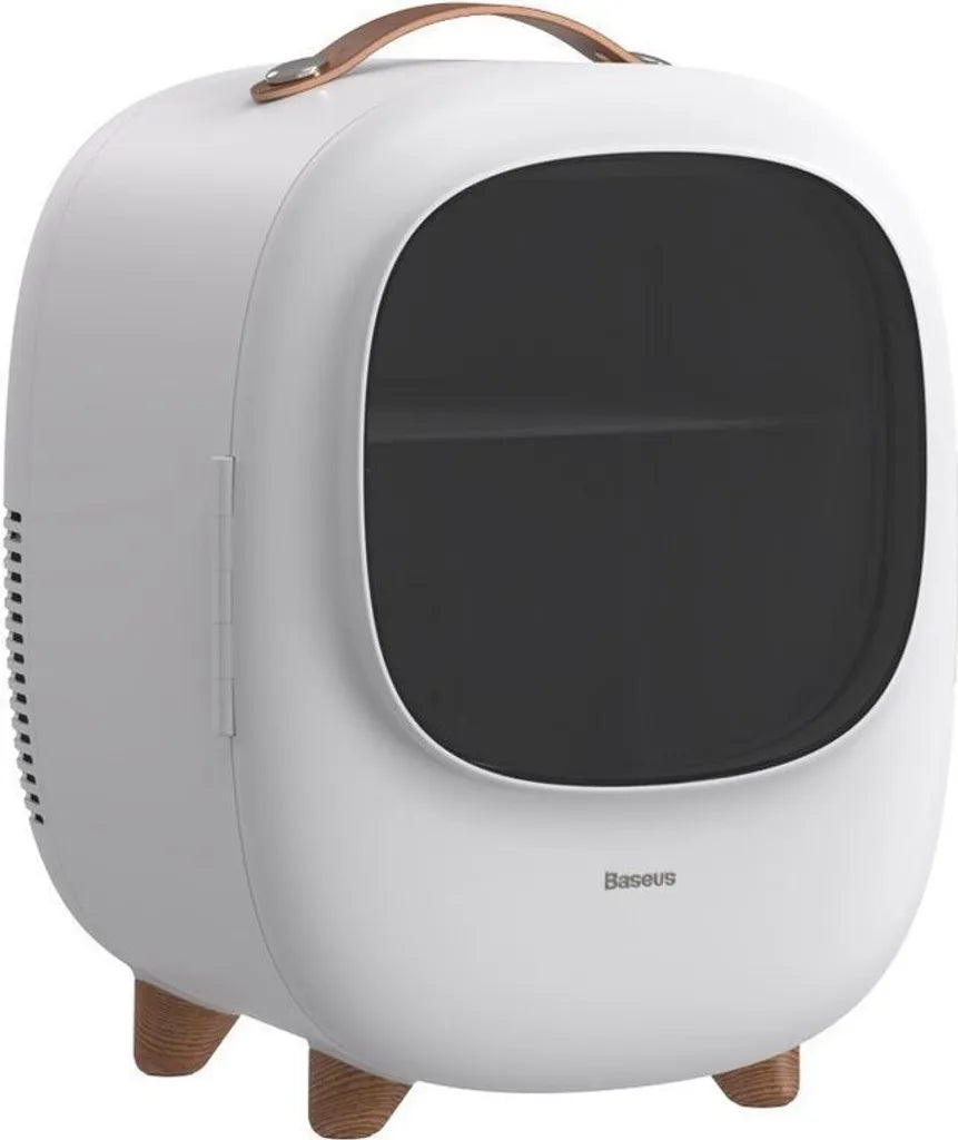  Baseus Mini Beauty Kühlschrank Für Kosmetik Reisekühlschrank Mit Heizung 8l 220V EU / 12V Weiß