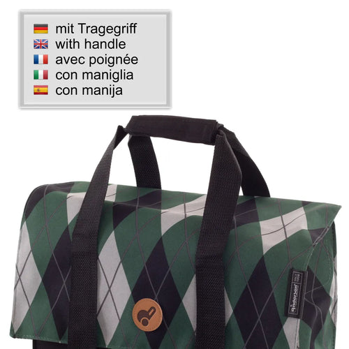  Andersen Shopper Royal Alu Klappbar Mit 3-Speichenrad Ø 25cm Und 51 Liter Tasche Ine Grün