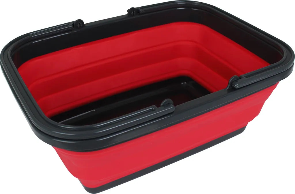  Dunlop Faltkorb 15L Picknickkorb Faltbarer Campingkorb Einkaufkorb Klappbar Tragekorb