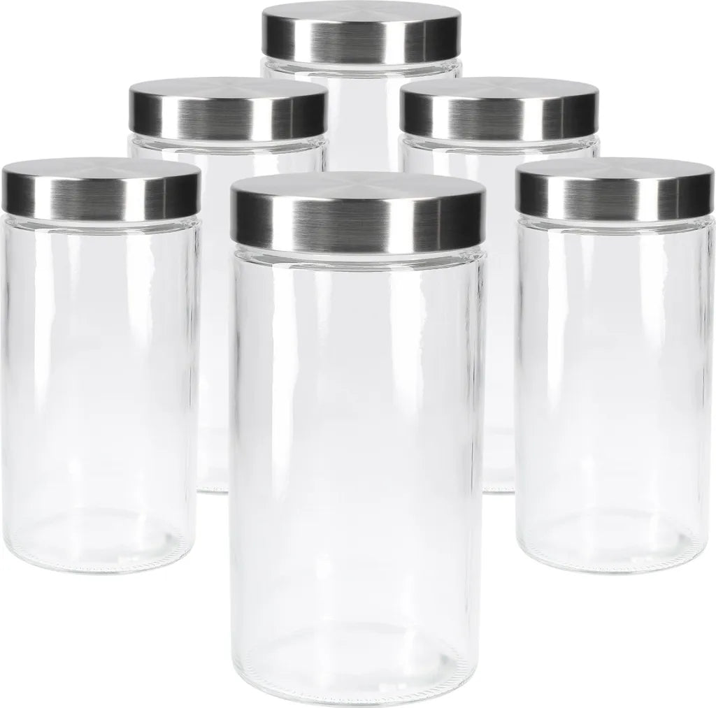  6er Set Bera Vorratsglas 1.7L