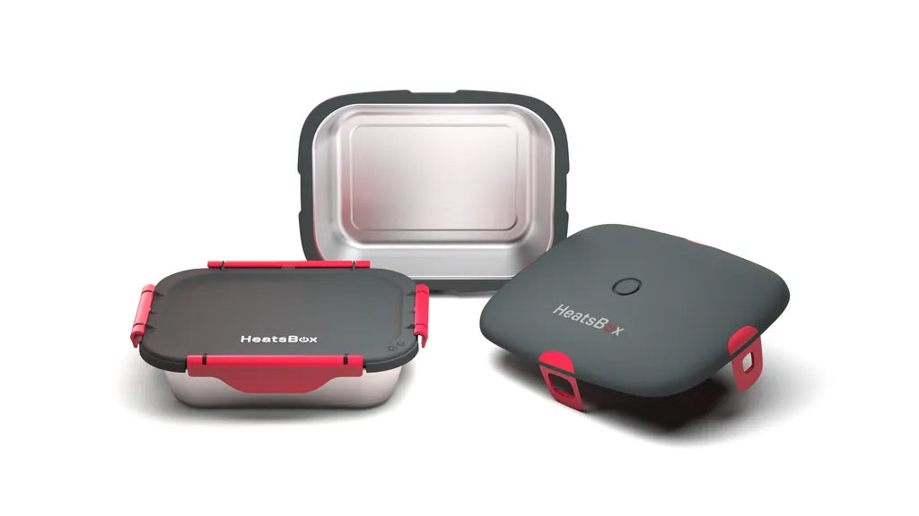  Faitron HeatsBox Style,Elektrische Aufwärm Lunchbox, 90 Watt, Schale 925 Ml