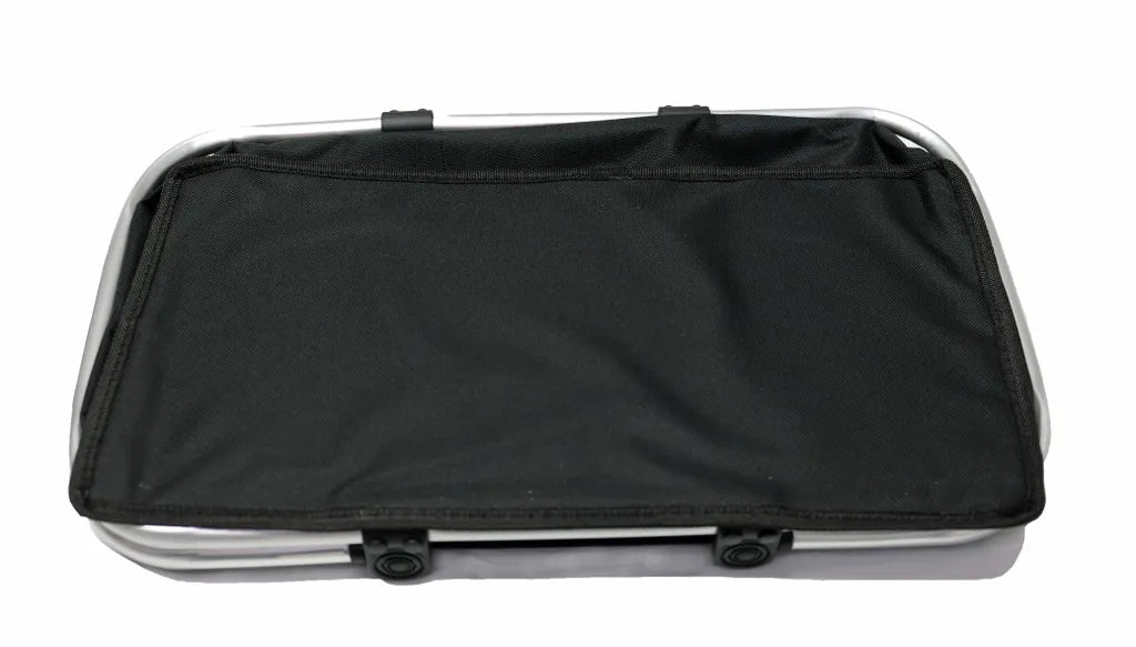  Einkaufskorb Mit Kühl- Und Warmhaltefunktion Faltbar Klappgriffen Reißverschluss 46x23x27 Cm, Schwarz