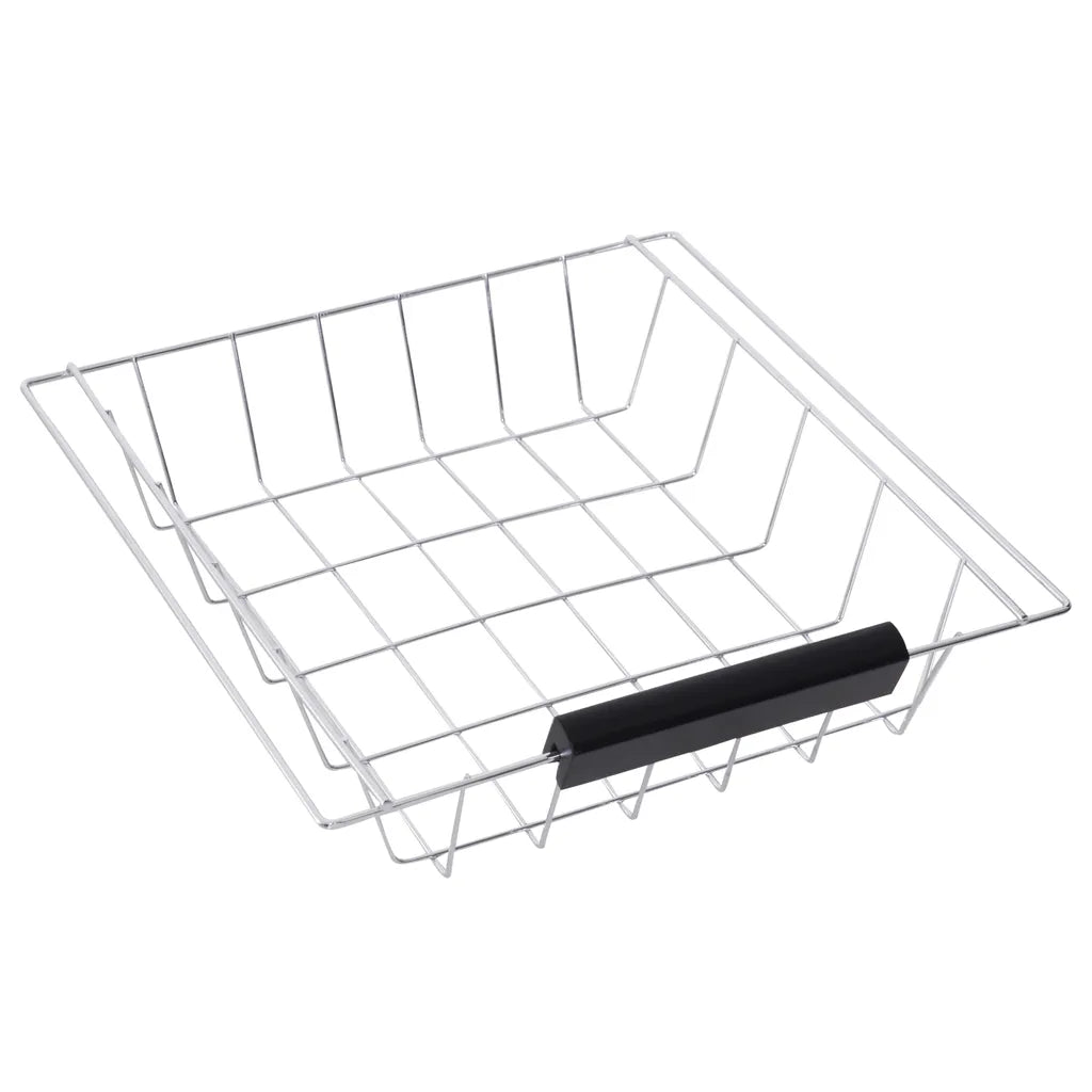  HOMCOM Küchenwagen Servierwagen Mit Ausziehbarem Korb Schublade Küchenrollwagen Weinablage Küchentrolley Holz Schwarz 74 X 37 X 76 Cm