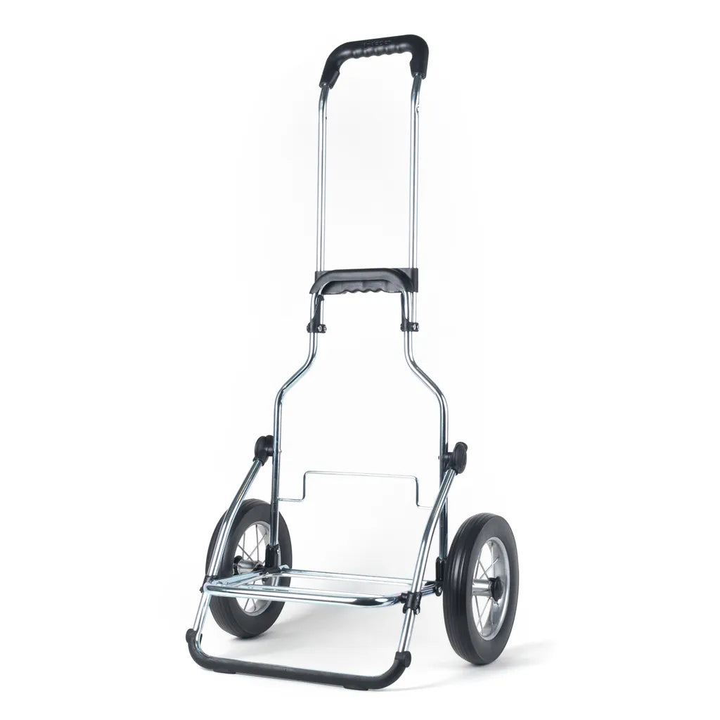  Andersen Shopper Royal Shopper Stahl Klappbar Mit Metallspeichenrad Ø 25 Cm Und 45 Liter Tasche Wismar Silbergrau Mit Kühlfach