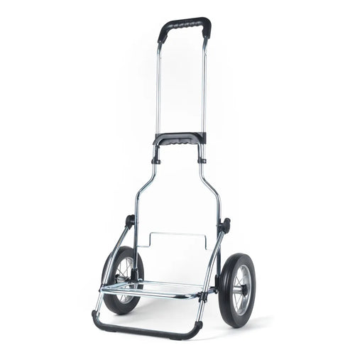  Andersen Shopper Royal Shopper Stahl Klappbar Mit Metallspeichenrad Ø 25 Cm Und 45 Liter Tasche Wismar Silbergrau Mit Kühlfach