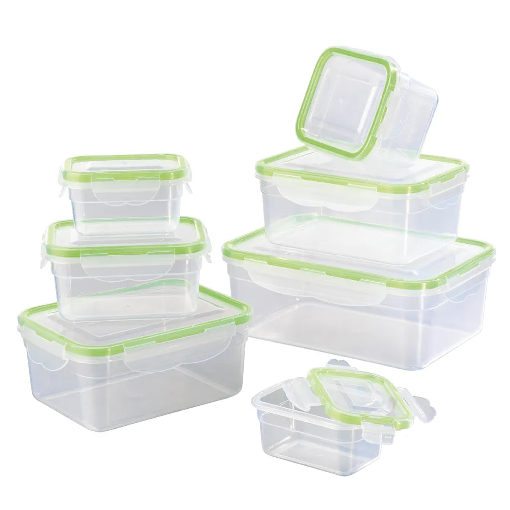  Frischhaltedosen Set Klick-It Gefrierdosen Lunchbox Brotdose Dose 14 Tlg. Klar