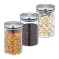  Relaxdays 3er Set Vorratsgläser 800 Ml