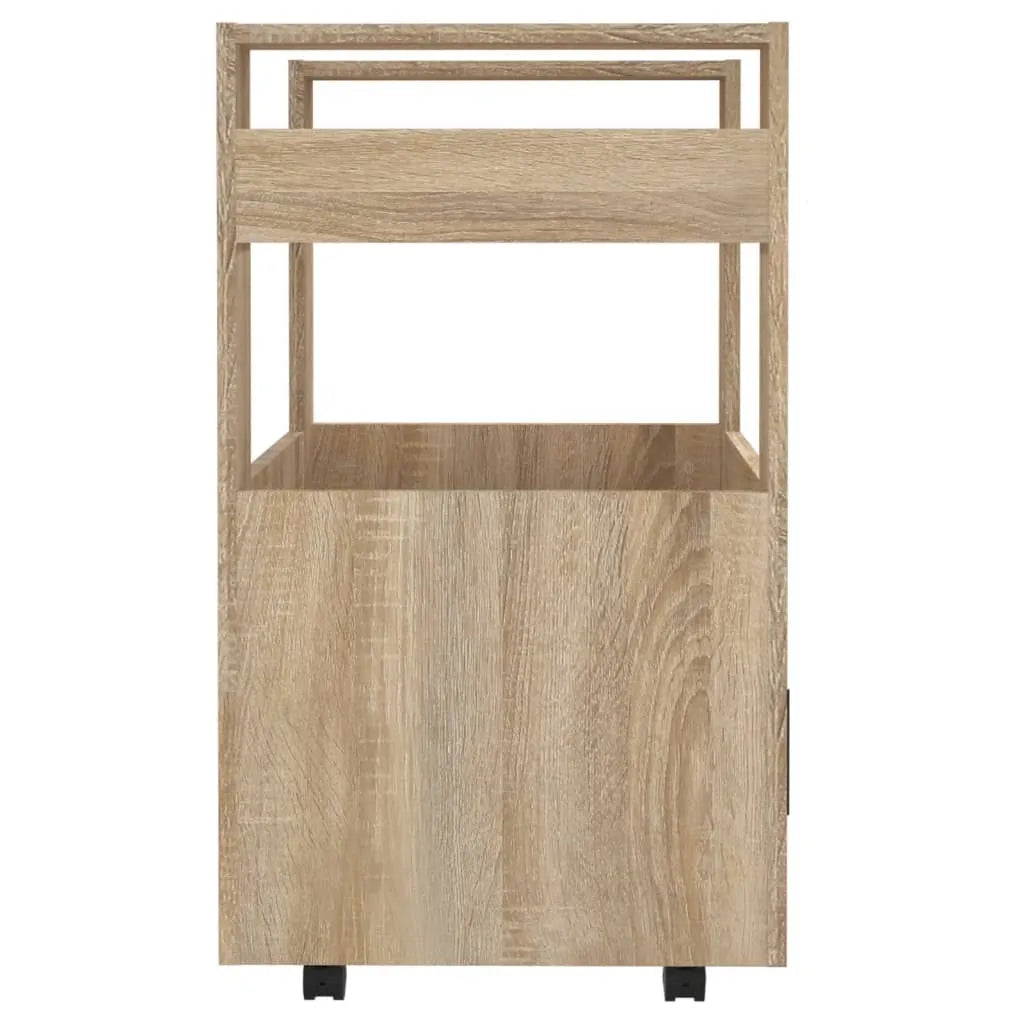  VidaXL Küchenwagen Sonoma-Eiche 60x45x80 Cm Holzwerkstoff