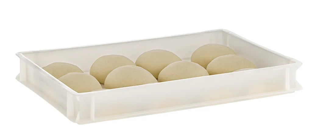  APS Teigbehälter - Pizzaballenbox, Stapelbar, Fassungsvermögen 14 Liter, Innenmaß 56,5 X 36,5 Cm, Zum Professionellen Frischhalten Und Gären Von Teigballen