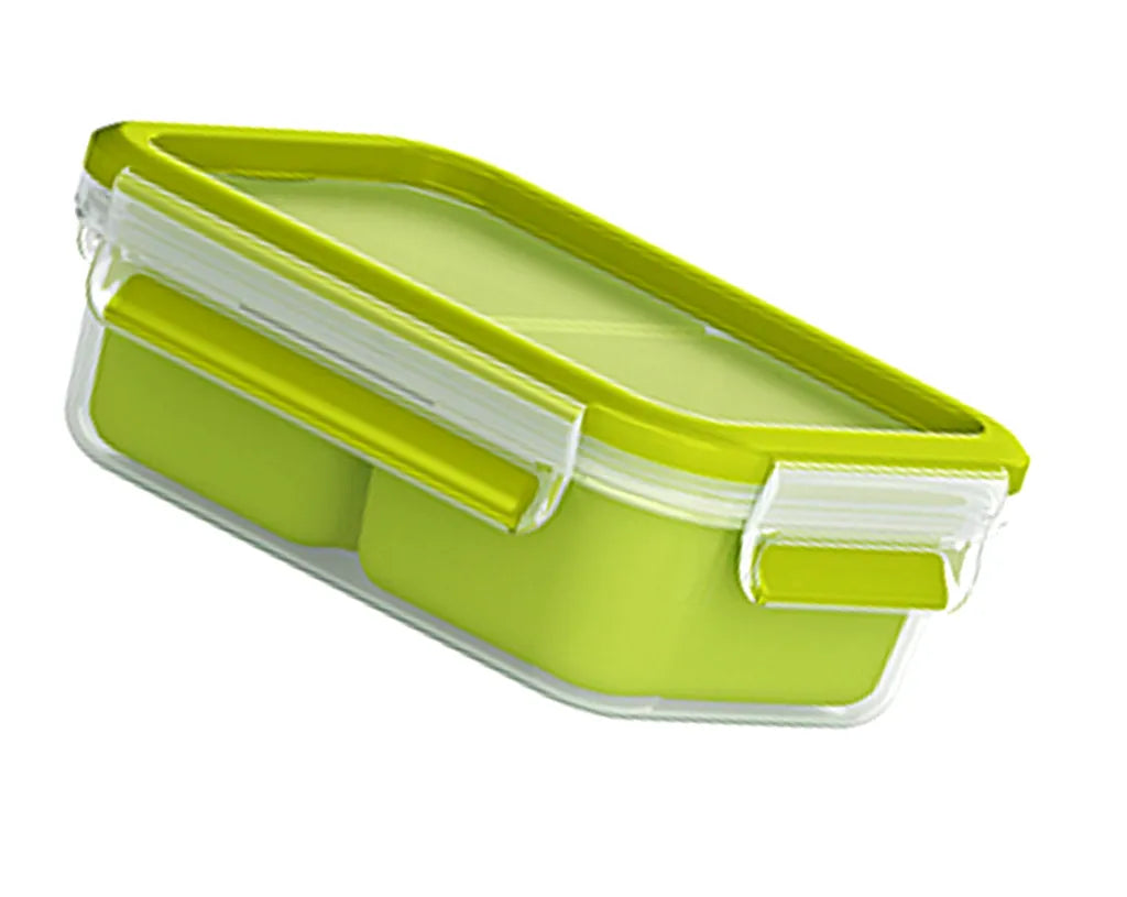  Emsa Snackbox CLIP & GO 0,55 Liter Transparent / Grün