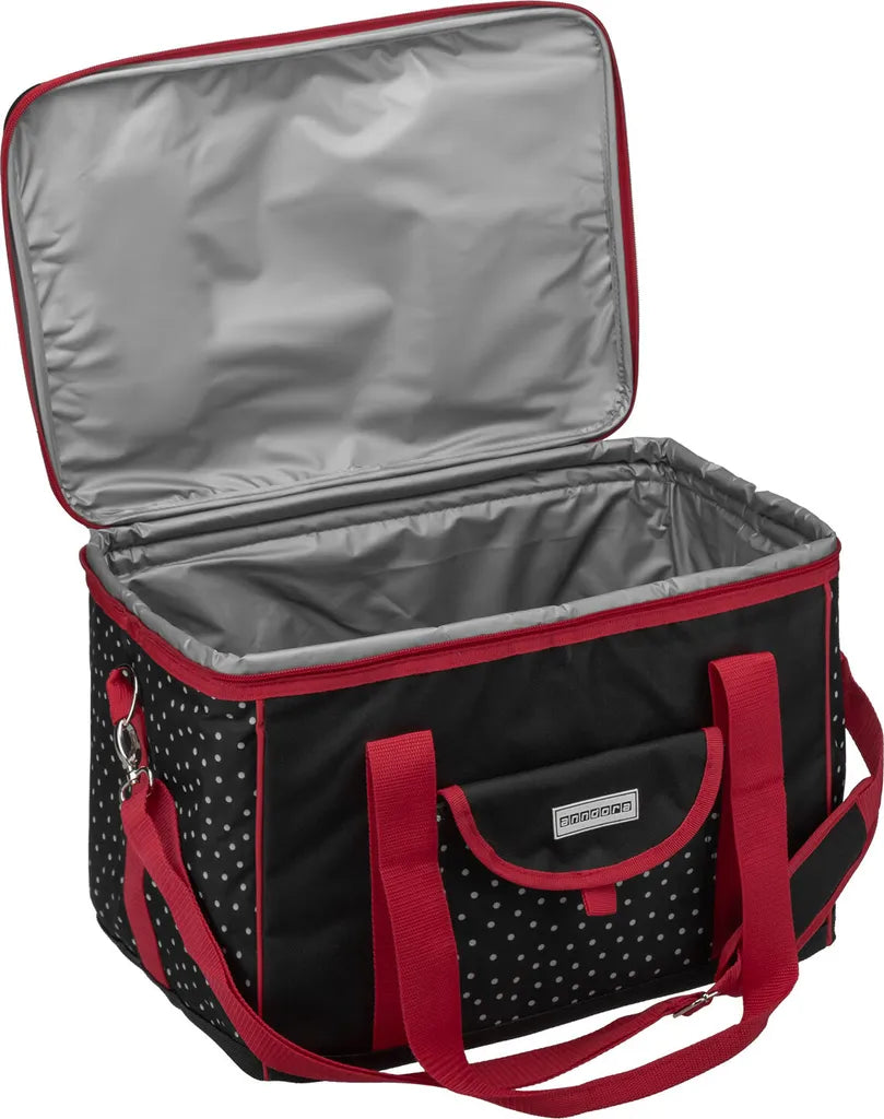  Riesige Kühltasche Picknicktasche XL Schwarz Weiß - Snövit - Schwarz
