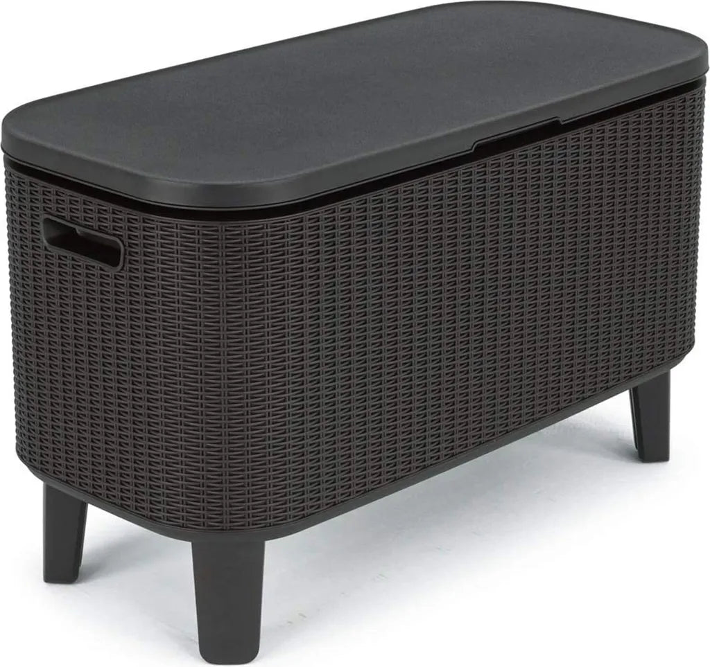  Keter Garden Bar 2in1 Tisch, Bar Mit Kühlbehälter Bevy Cool Bar Rattan