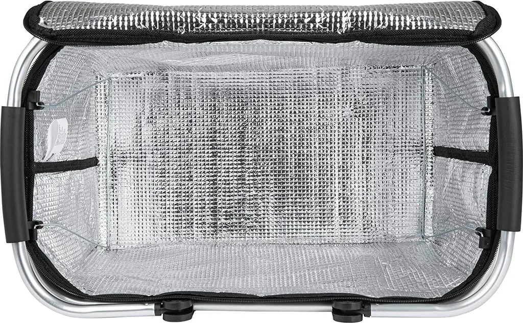  ONVAYA® Einkaufskorb Faltbar Mit Kühlfunktion | Schwarz | 2 Stück | Faltkorb Mit Deckel | Isolierkorb | Einkaufstasche | Klappkorb | Thermokorb Klappbar