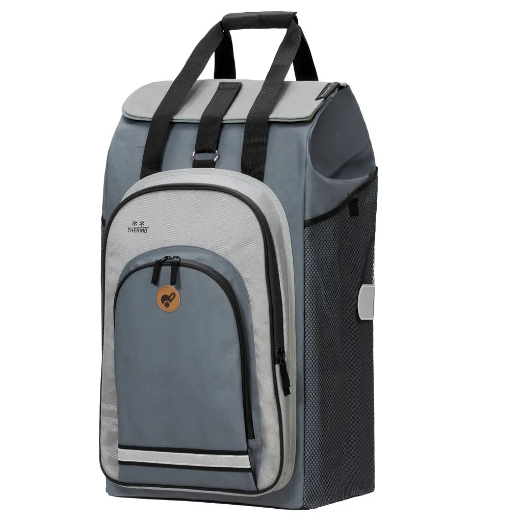  Andersen Royal Shopper Alu Klappbar Mit Kugellagerrad Ø 25 Cm Und 62 Liter Tasche Hydro 2.0 Grau Mit Kühlfach