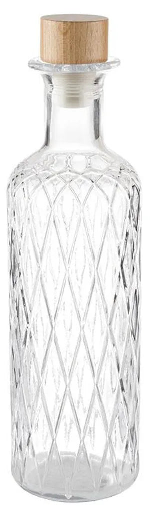  APS Glaskaraffe DIAMOND 0,8 Liter Glasklar