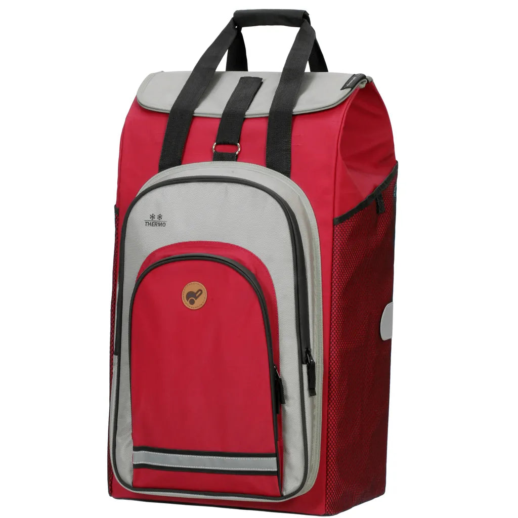  Andersen Shopper Royal Alu Klappbar Mit Luftreifen Ø 25 Cm Und 62 Liter Tasche Hydro 2.0 Rot Mit Kühlfach