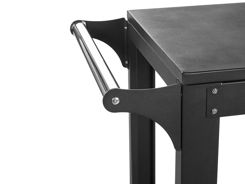  ROLLWAGEN Mit Praktischer Arbeitshöhe Für Outdoor Gasgrill Camping Servierwagen