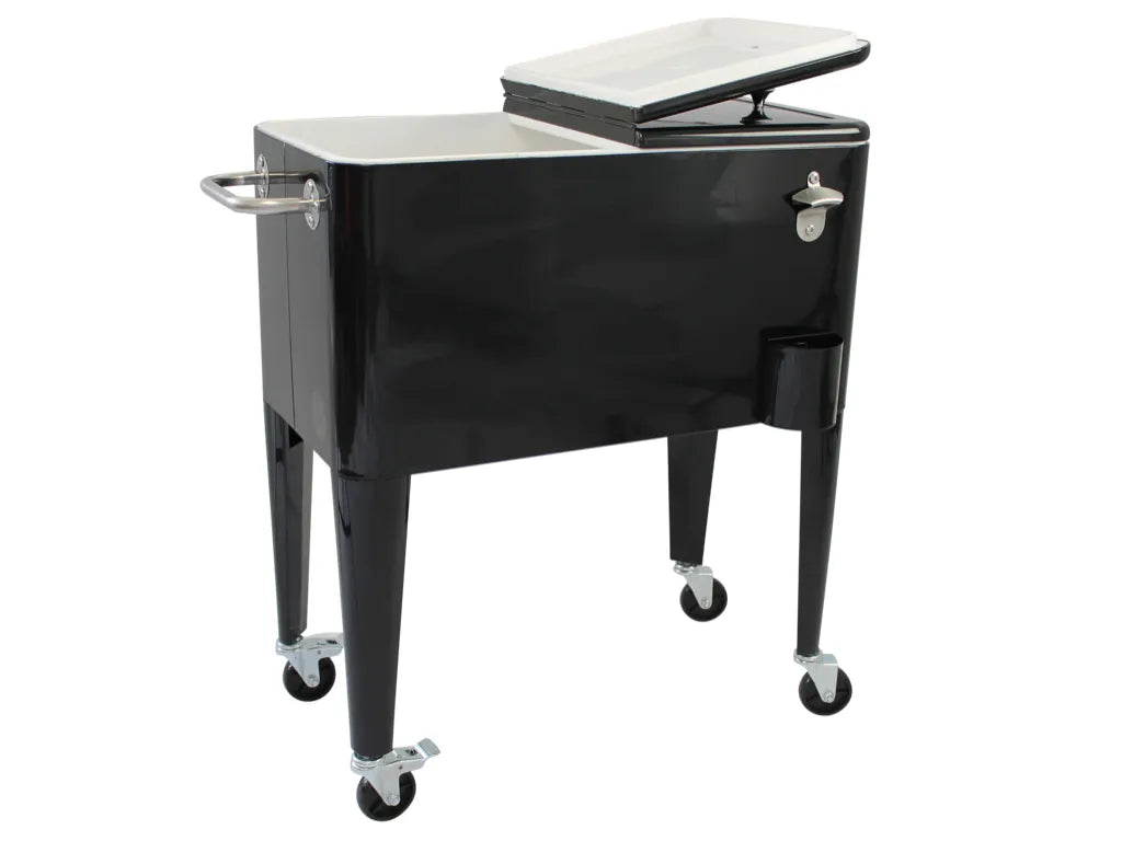  Kailua Cooler - Amerikanische Kühlbox, Kühlwagen, Party Getränkekühler, Schwarz