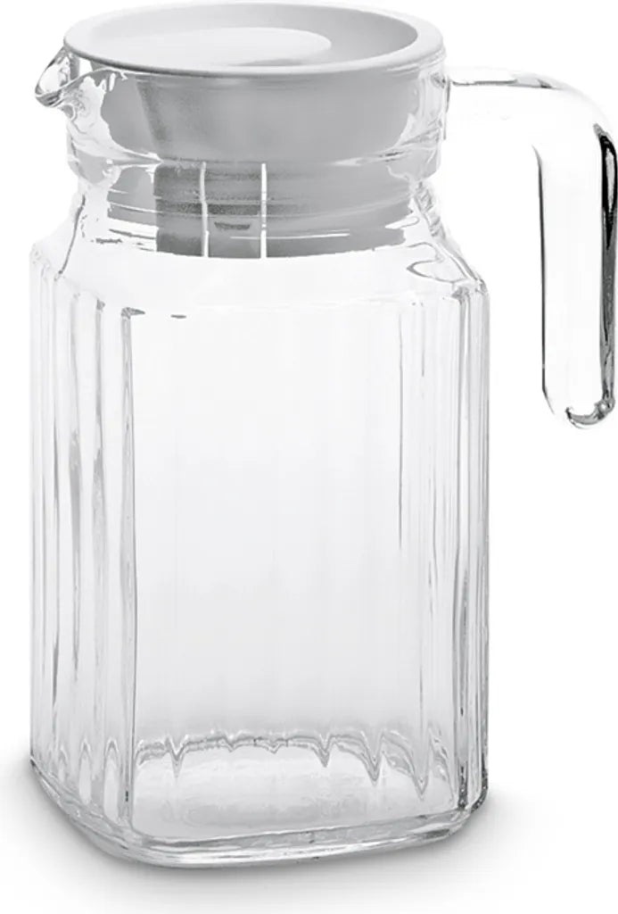  Esmeyer Arcoroc Glaskrug "Quadro" Mit Deckel 0,5 Liter