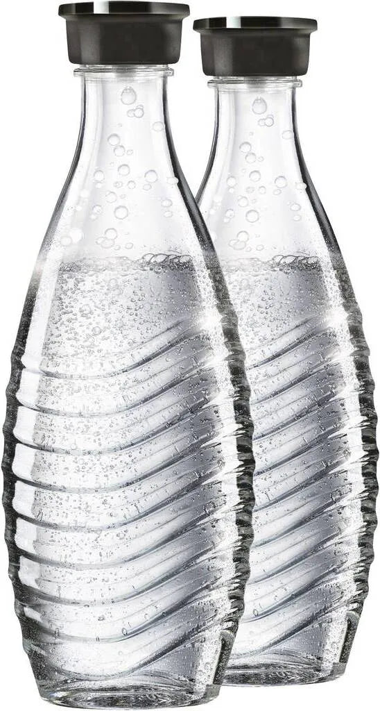  SodaStream Glaskaraffen 0,6 Liter Im 2er-Pack, 764997
