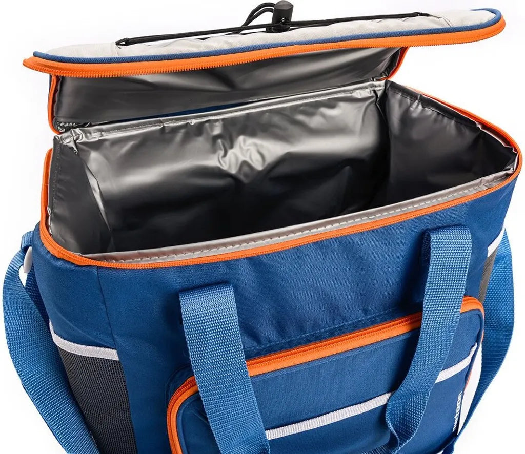  METEOR Kühltasche Frosty Picknicktasche Thermotasche Isoliertasche 30L Blue/grey