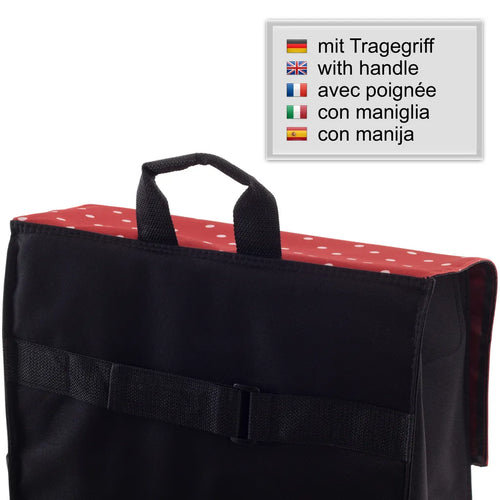 Andersen Shopper Royal Alu Klappbar Mit 3-Speichenrad Ø 25cm Und 45 Liter Tasche Malit Rot Mit Kühlfach