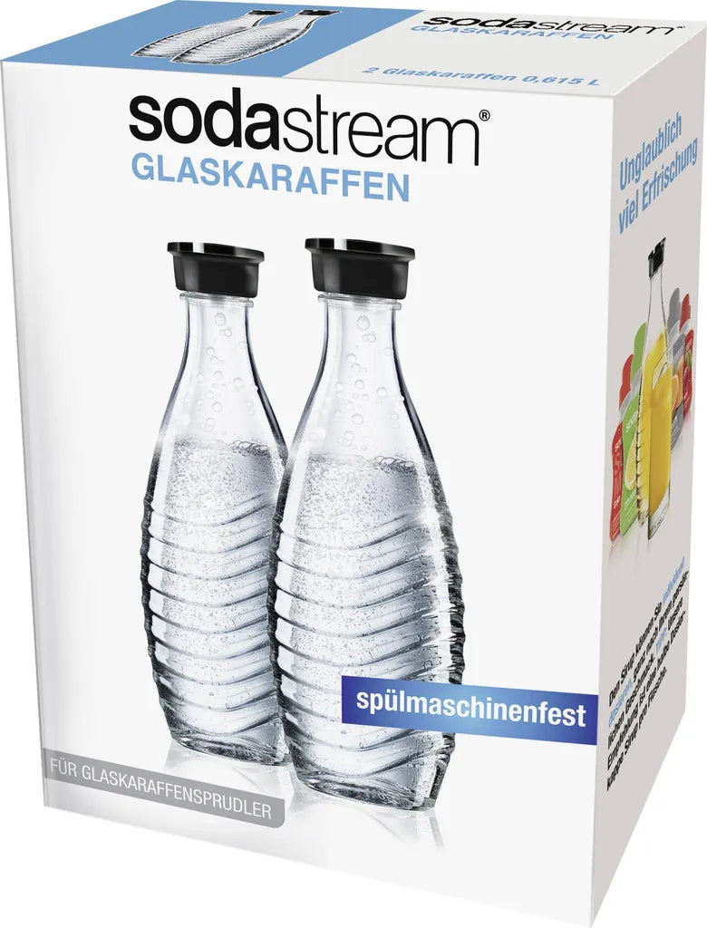  SodaStream Glaskaraffen 0,6 Liter Im 2er-Pack, 764997