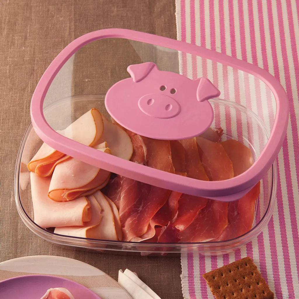  Snips Cold Meat Saver, Box, Rechteckig, 1,5 L, Pink, Transparent, Polypropylen (PP), Gummi, Styrol-Acrylnitril (SAN), -18 °C
