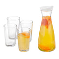  Relaxdays Wasserkaraffe Set Mit Gläsern