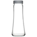Pasabahce Karaffe Glaskaraffe Saftkaraffe Wasserkaraffe Glas Karaffe Deckel GRAU 1L KRUG
