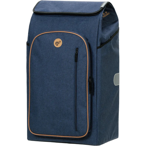  Andersen Einkaufstrolley Sondermodell Royal Stahl Klappbar Mit Metallspeichenrad Ø 25cm Und 61 Liter Tasche Folke Blau Mit Kühlfach